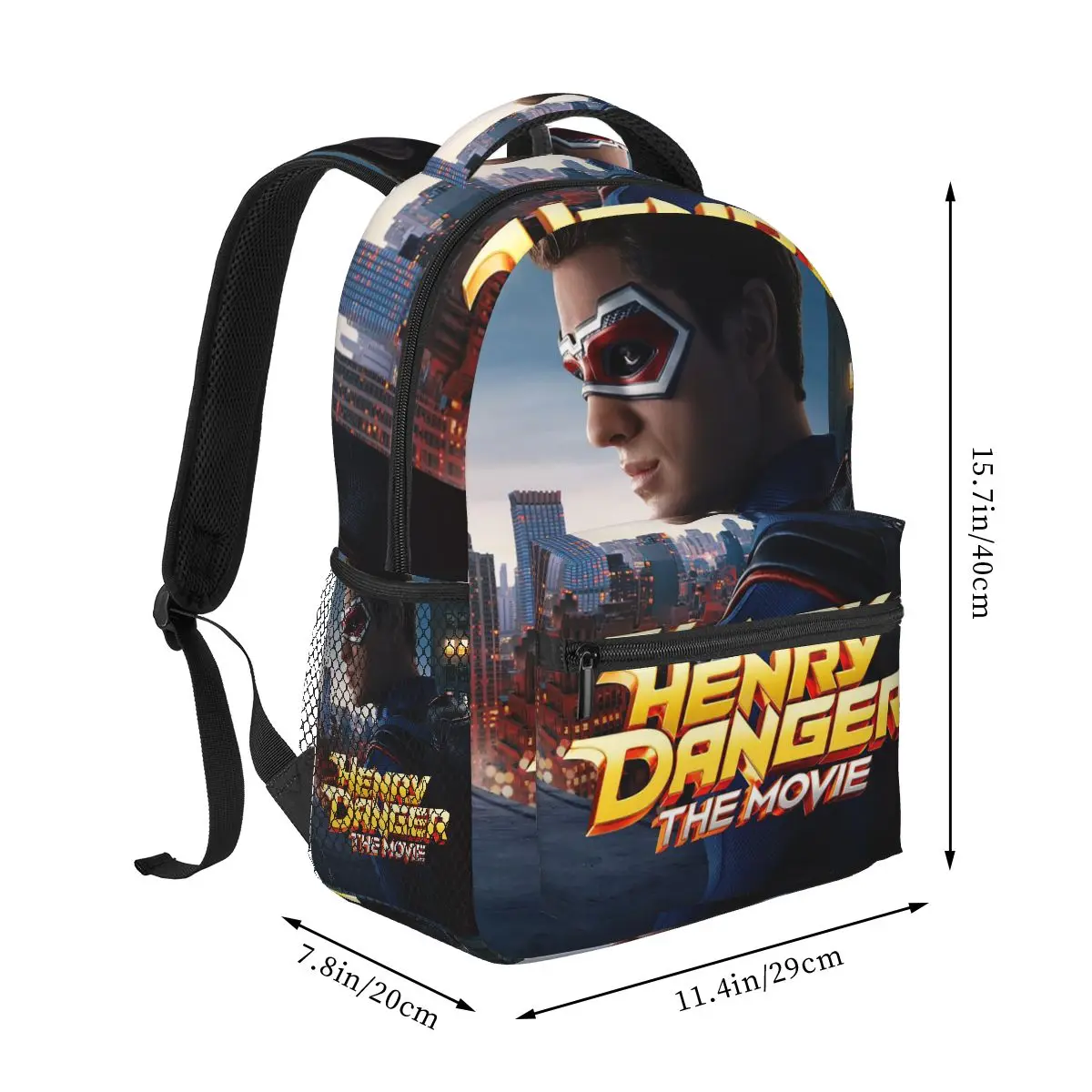 Henry Danger Backpacks Boys Girls Bookbag Students School Bags Cartoon Laptop Rucksack Shoulder Bag Large Capacity
