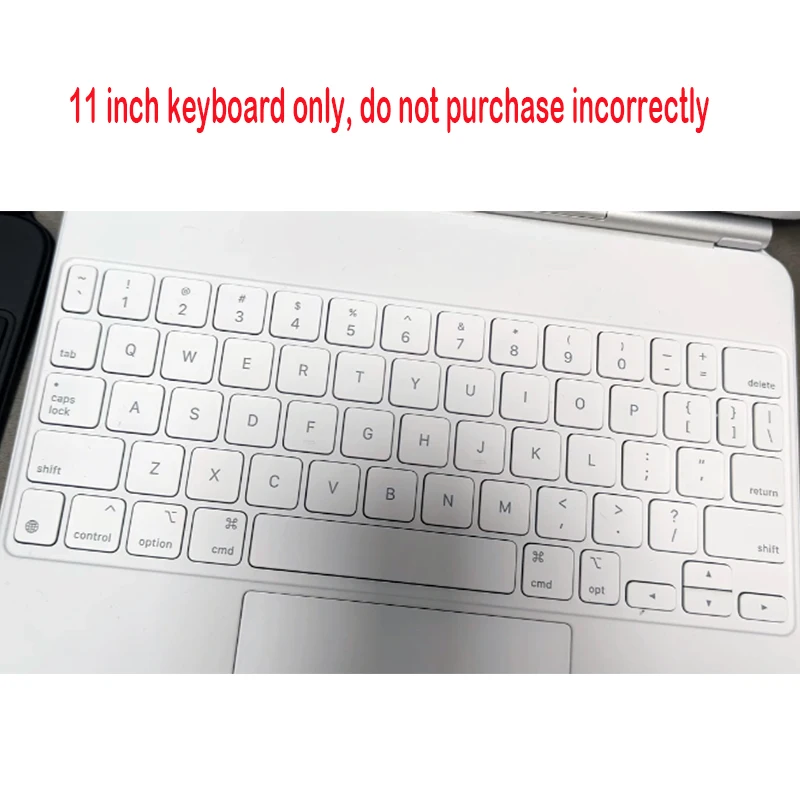 Replacement Keyboard Laptop KEY & Clips For Apple iPad Pro11" White Cap Keycap And Hinge Q W E R T Y U I O P A S D F G H J K L Z - view 2