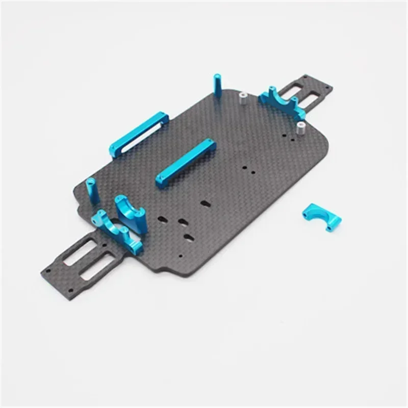 Piezas de chasis de fibra de carbono mejoradas para WLtoys A959 A979 A959B A979B, repuesto para coche RC