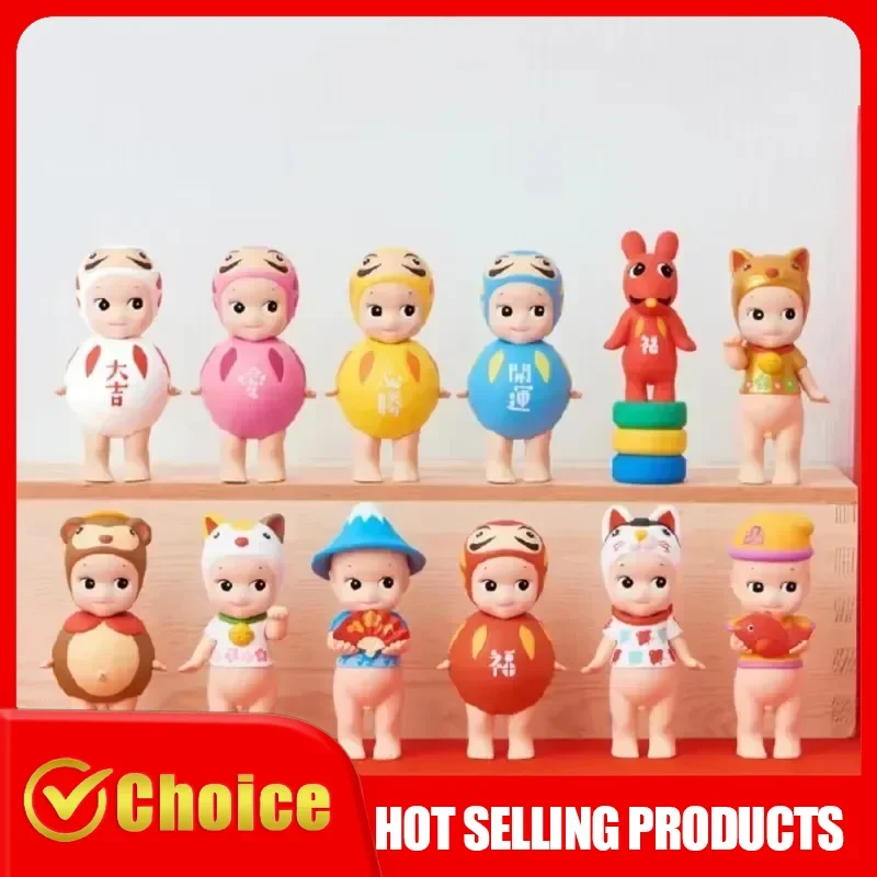 سوني أنجل صندوق أعمى شخصية صغيرة لطيف أنيمي دمية مفاجأة هدية للأطفال عيد الميلاد حفلة عيد ميلاد تفضل لعبة قابلة للجمع Kawaii