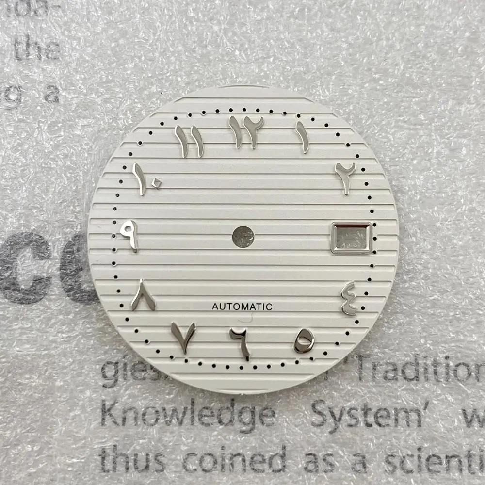 قرص NH35 مقاس 30.5 ملم قرص معدل أرقام عربية في الشرق الأوسط ملحقات ساعة نوتيلوس تناسب حركة NH35