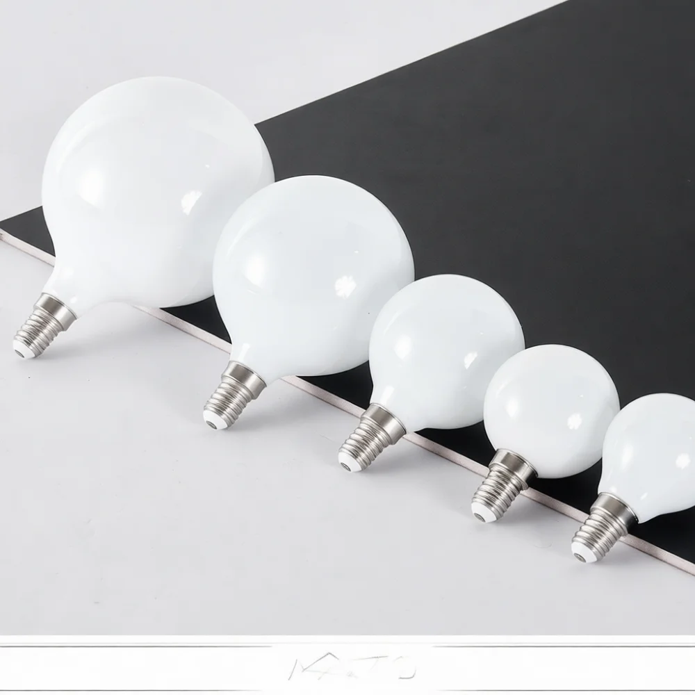 Dimmable G95 Globe LED Filament Bulb Retro Style Decorative Light With High CRI For Modern House Interior Cafe Decorating