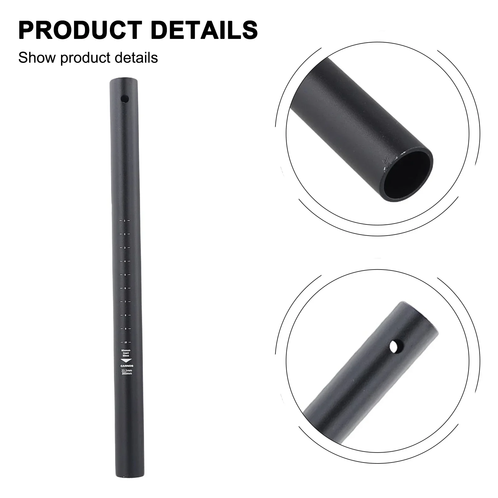 Replacement Seatpost 22 2mm X 300mm Designed For For Kids Balance Bikes With Scale Display For Precise Adjustment