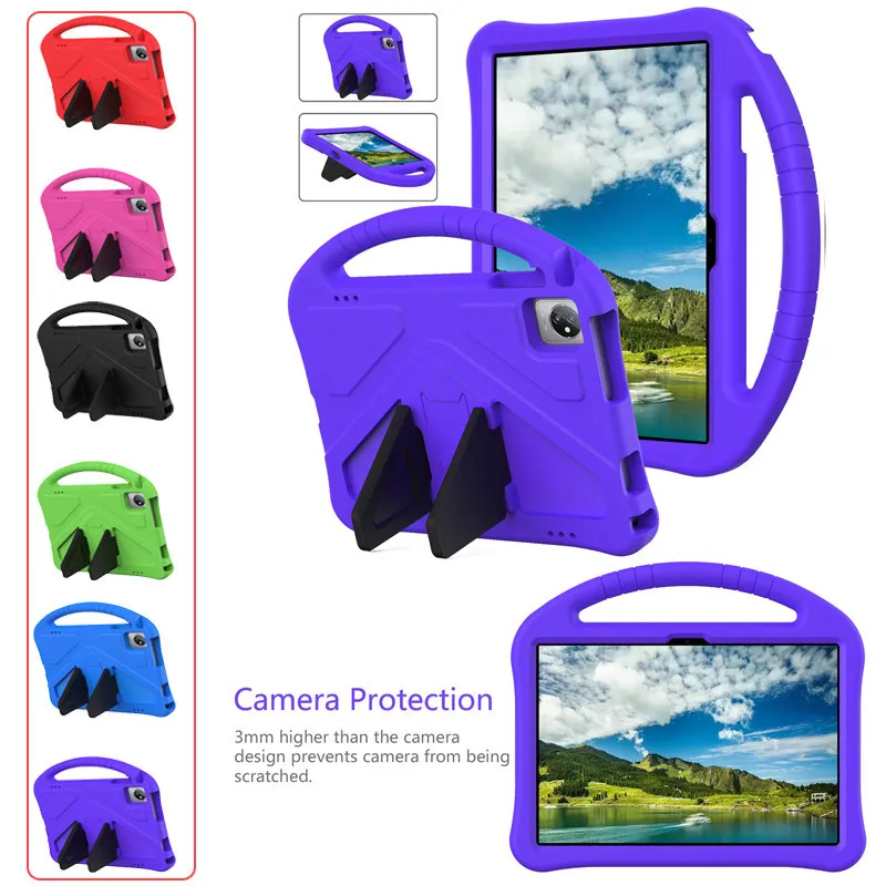 For Samsung Galaxy Note 20 Pro Tab P20 12 S9 Ultra Android 12.0 Inch Tab S8 10.8 Inch Case Kids EVA Cover with Hand Holder