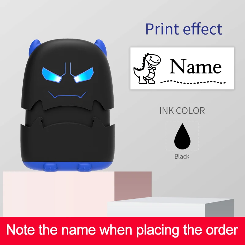 Benutzerdefiniertes Cartoon-Baby-Namenstempel-Set – wiederverwendbar für Baumwoll-/Modal-Kleidung und Schultaschen, ungiftige, wasserfeste Tintenversiegelung
