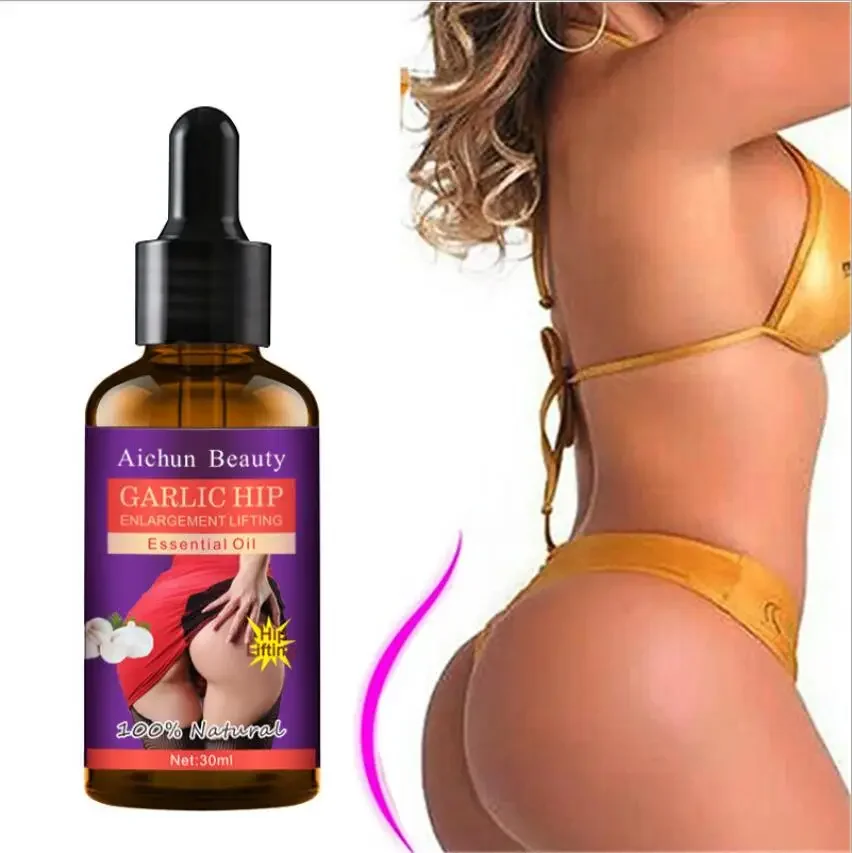 Olio di essenza di glutei ricchi di aglio efficace sollevamento dell'anca sollevamento del culo siero per glutei più grande ingrandimento dei glutei cura del corpo spedizione gratuita