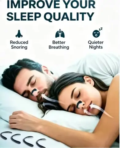 Nasal Strips, Sports Nasal Dilator Starter Kit, Comfort Fit Nose Accessories For Daily Outdoor Use