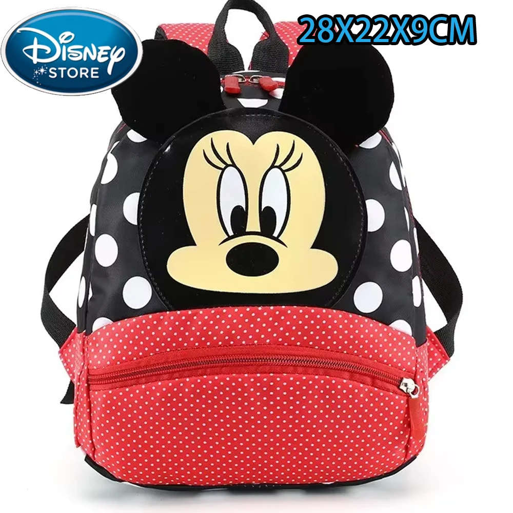 Disney Cartoon Backpack Women\'s Mickey Mouse Donald Duck Pattern Student School Bag Large Capacity Backpack Girls Shoulder Bag