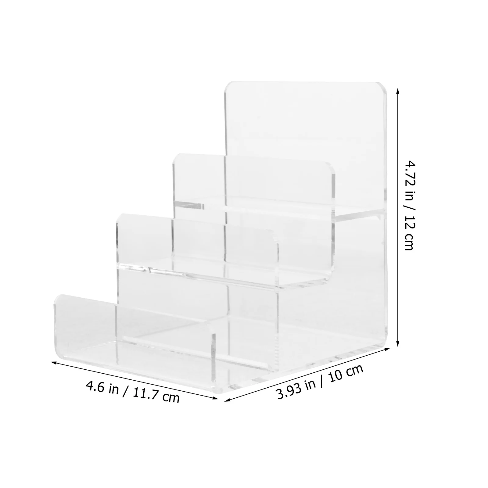 

Multi Layer Acrylic Storage Rack Transparent Wallet Holder Stand Jewelry Glasses Display Shelf Purse Organizer