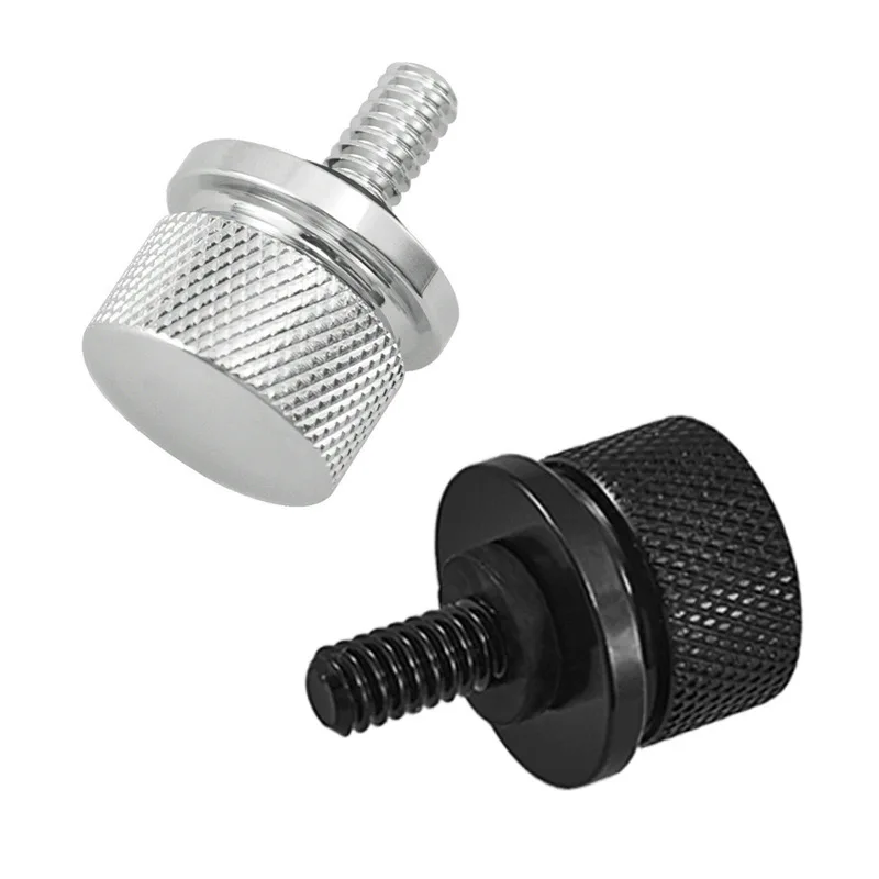 Motorcycle Rear Seat Bolt Fender Screw Nut Mount Tab Knob Cover For Harley  Sportster Touring Dyna Softail Street Glide