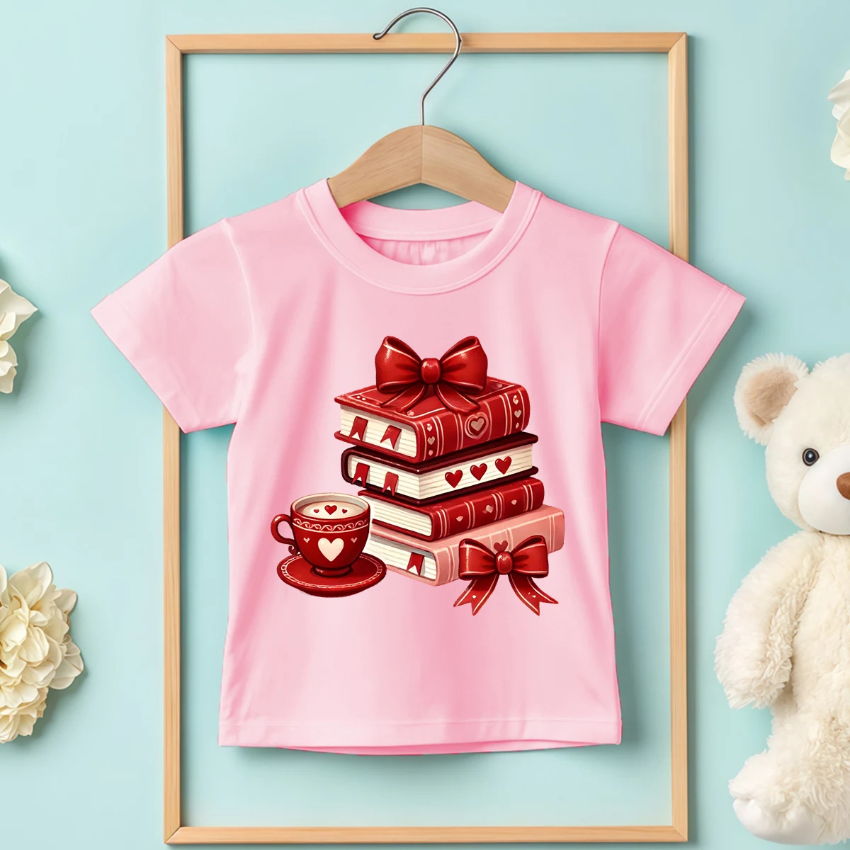 100% Cotton Rose Valentine's Day Gift Print Children’s Base 