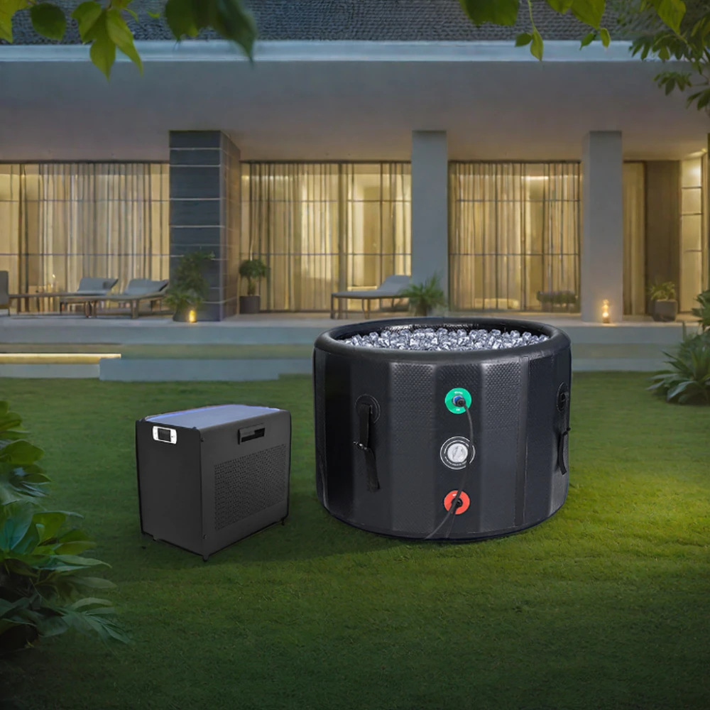 2024 Modern Outdoor Water Cooled Low Noise Cold Plunge Chiller for Ice Bath Use High Quality WIFI