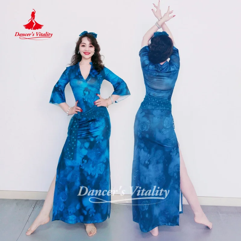 

Костюмы для восточных танцев для женщин: одежда для выступлений в стиле Шааби, Балади, Саиди, для взрослых, для практики танцев, для танцовщиц.