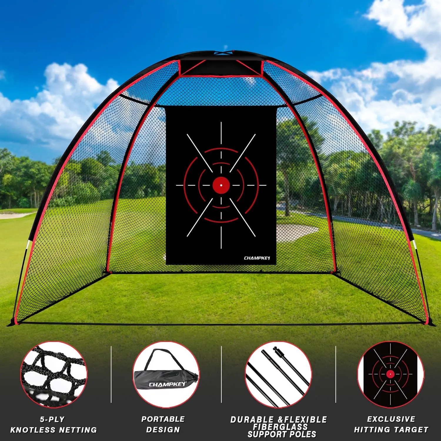 Easy Open and Close Golf Practice Netpromote sales
