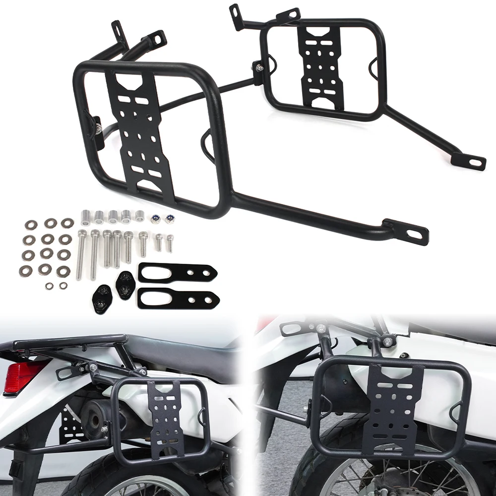 

Motorcycle Saddlebag Bracket Support Racks Pannier Racks Side Carrier Aftermarket For KAWASAKI KLR 650 KLR650 KLR-650 2008-2018