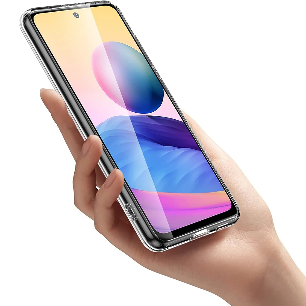 High Quality Clear Silicone Case For Xiaomi Redmi Note 10 Pro Max 10S 4G 5G Ultra Thin Soft Back Cover Transparent TPU Shell