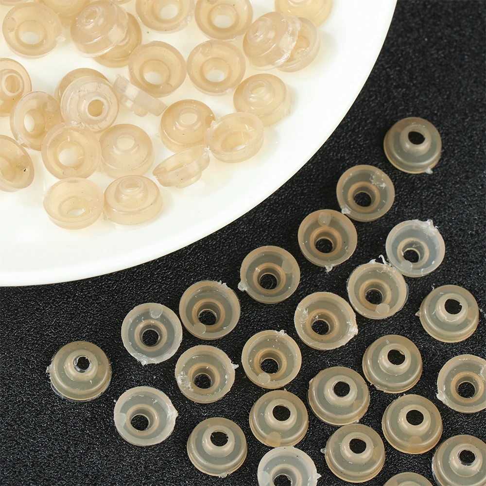 100Pcs/bag 5-22mm Round Gaskets Washers for Plastic Safety Eyes Nose Back for Bear Doll Animal Toys DIY Craft Child Kids