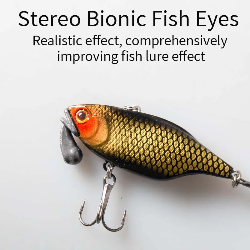 Desain Jepang Tenggelam Ikan Kecil 60mm18.5g VIB Wobbler VariabelFishingLure Isca Plastik Buatan Umpan Keras Crankbait Fishing Tackle