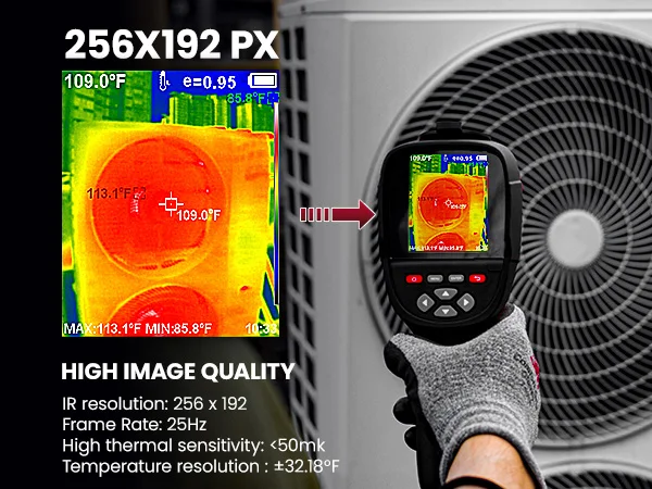휴대용 휴대용 열화상 카메라 검사, 산업용 열화상 카메라, 전자 기기