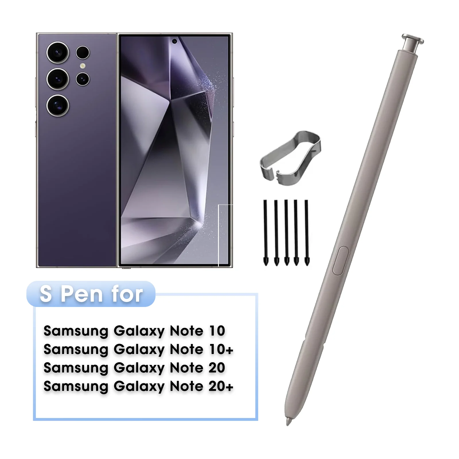 

Note10Note20 Stylus Pen Replacement For SamsungGalaxy Note10Note20UltraNote10Note20SPen Stylus Touch Pen S Pen Without Bluetooth