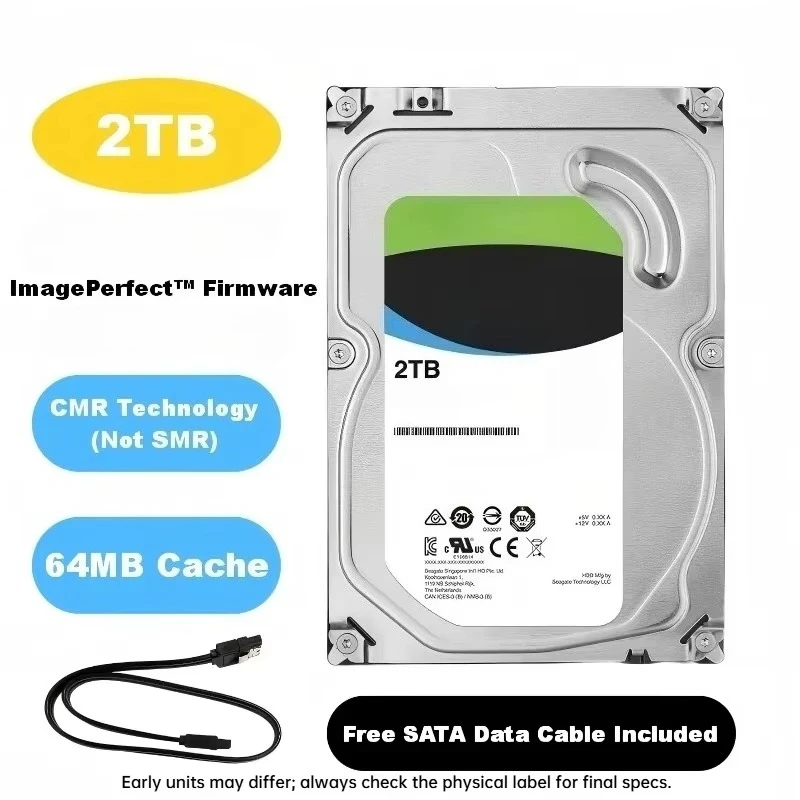 FOR ST2000VX008 2TB Special Mechanical Monitoring Hard Disk for Security Video