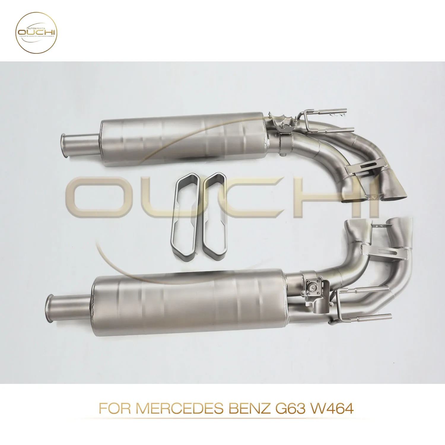 

For Mercedes G63 W464 4.0T V8 2019+ Stainless Steel Valved Catback Exhaust System Factory Control Performance Auto Parts