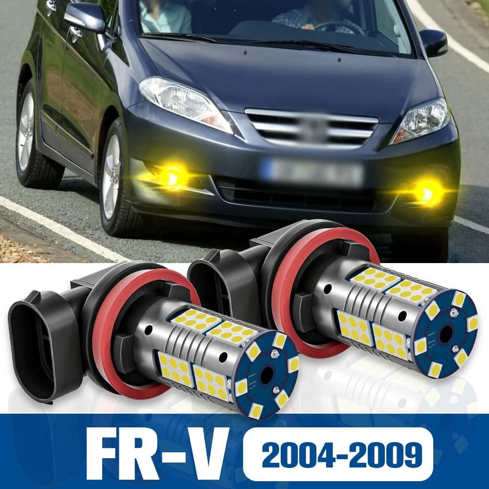 

2pcs LED Fog Light Blub Lamp Accessories Canbus For Honda FR-V FR V FRV 2004 2005 2006 2007 2008 2009