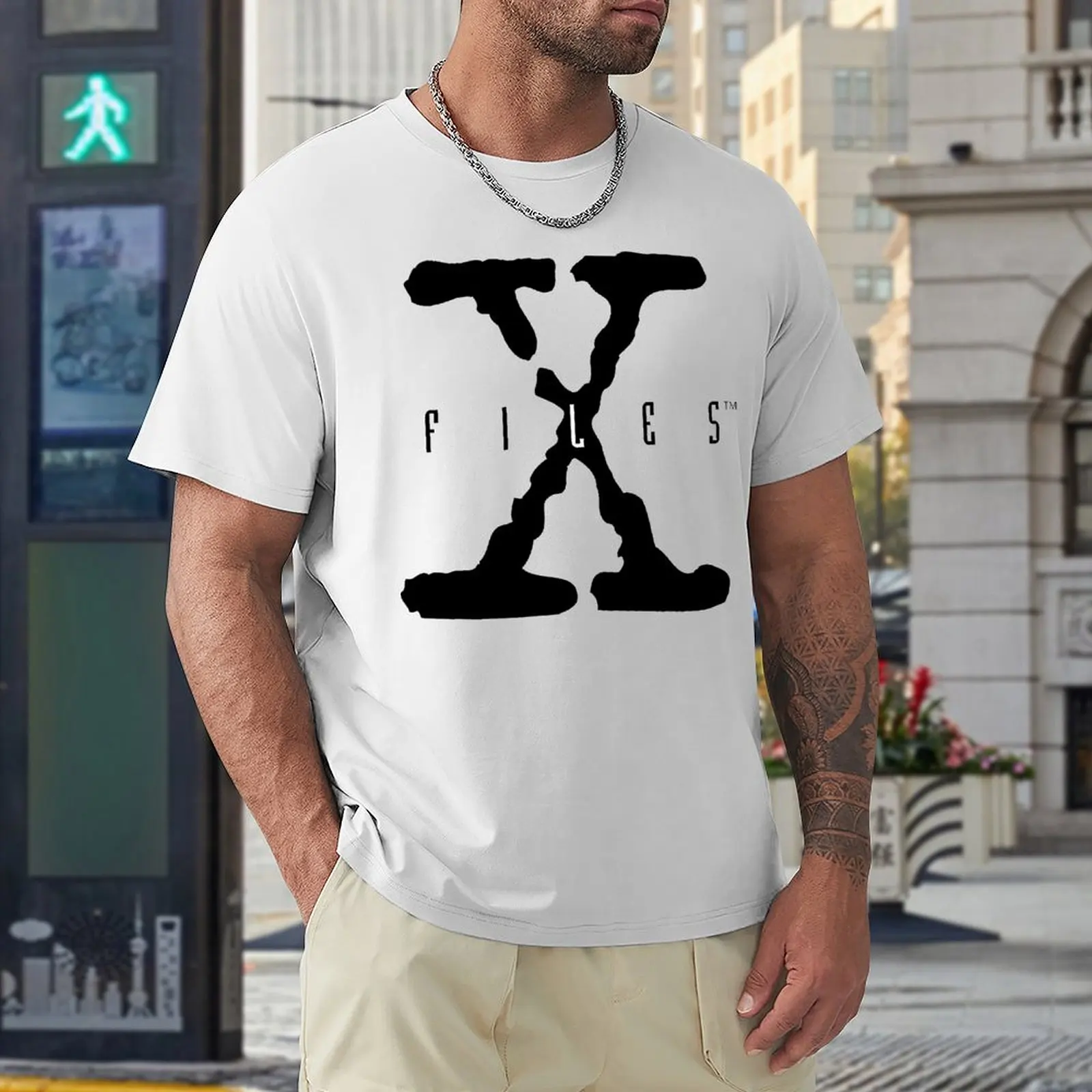 Crewneck X Files for Sale T-shirt  Sports T-shirts Novelty Funny Vintag Fitness Eur Size image 6