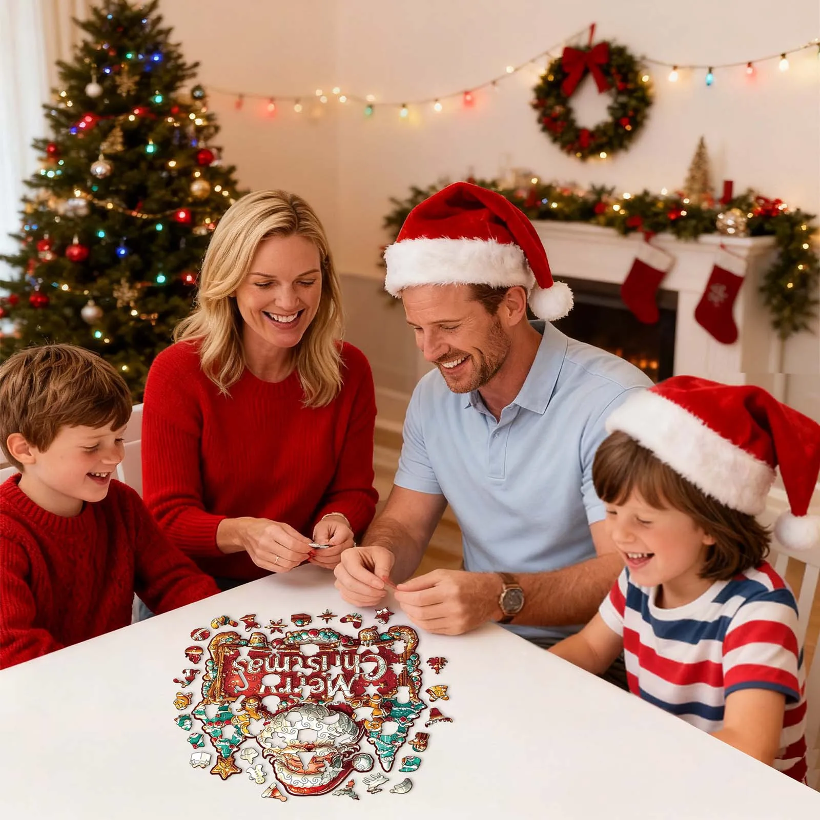 2025 Puzzles en bois pour adultes et enfants, puzzle en bois de forme Unique, cadeaux d'anniversaire pour adultes, jeu familial, jouet plat 2d
