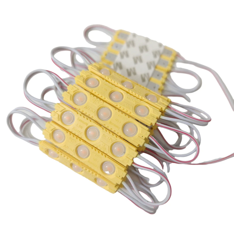 超高輝度 20 個 2835 3 LED モジュール 1.5W ホワイト防水装飾ライト文字看板広告看板用