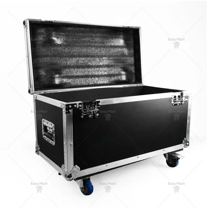 Shockproof Flycase Customized Flightcase with Wheels Wires Cables Trunk Stage Equipment Aluminum Flight Case Light Storage