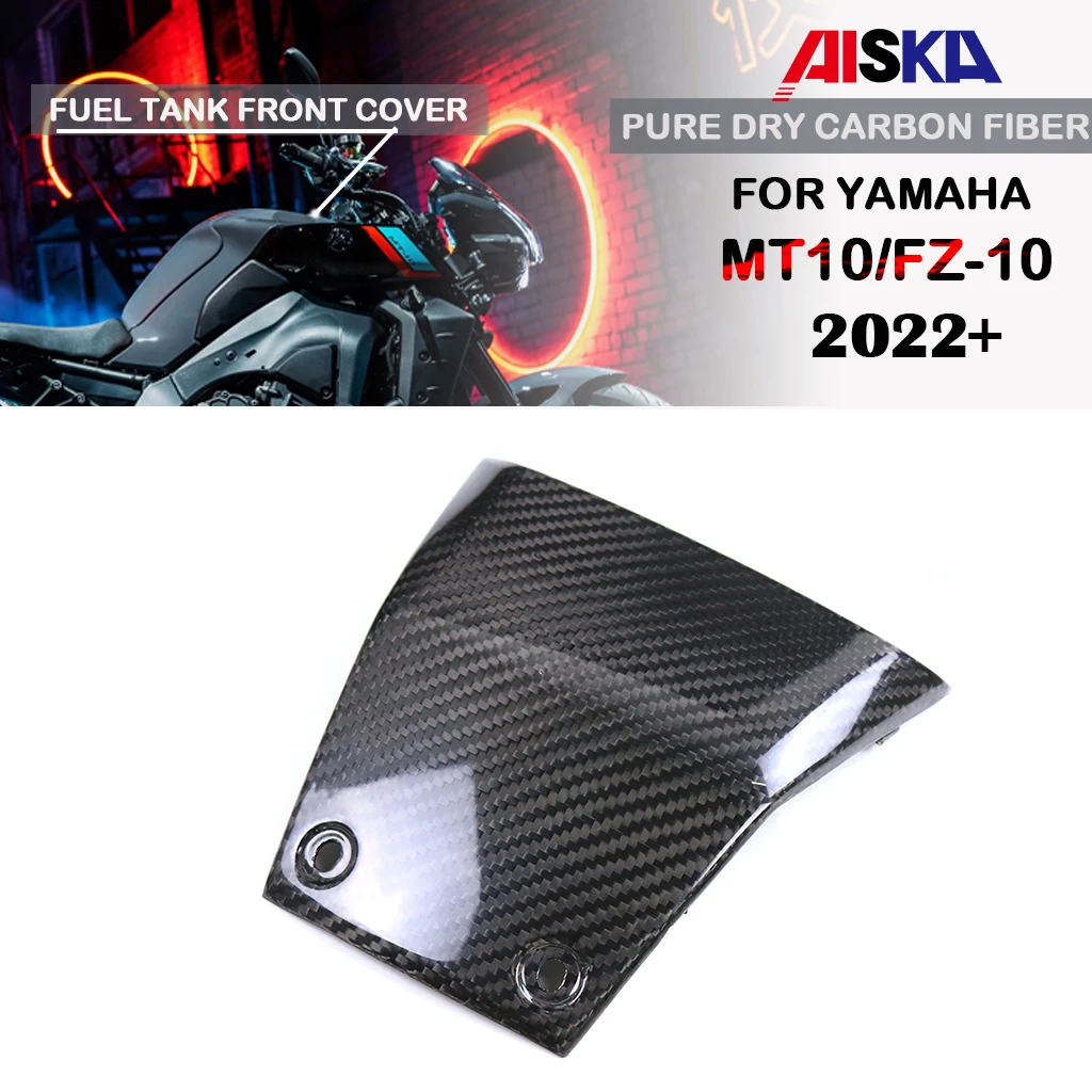 

Motorcycle Accessories Fuel Tank Front Cover Oil Storage Tank Fairing Kit Dry Carbon Fiber For Yamaha MT10 FZ10 2022+ 2023 2024