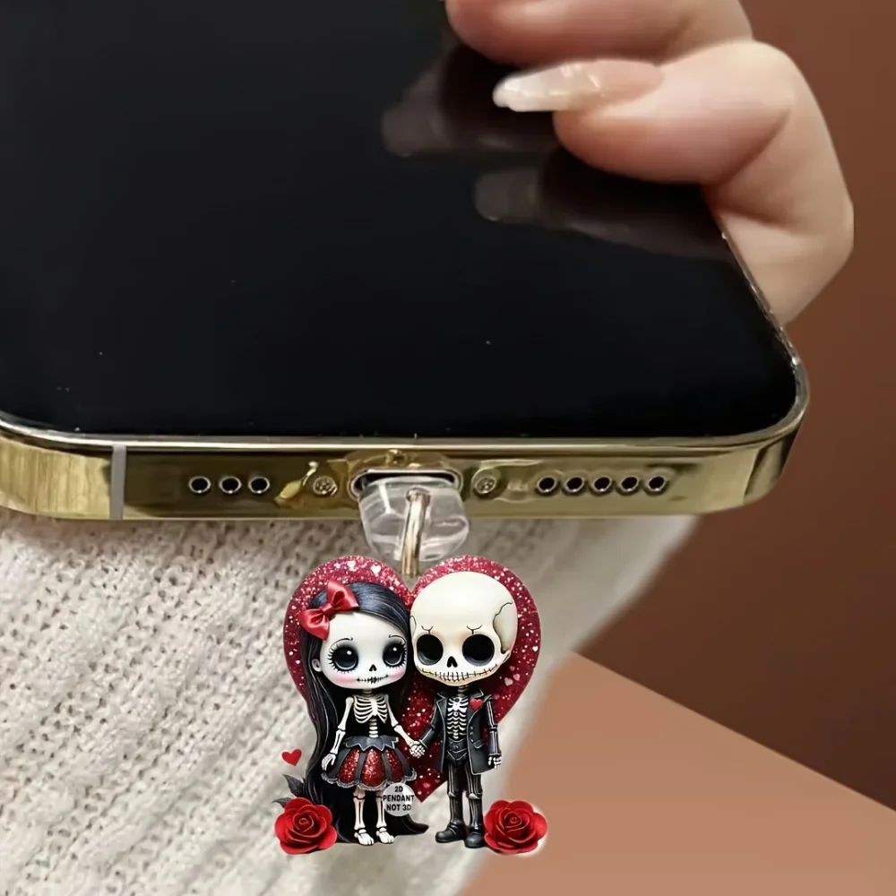 อะคริลิคโทรศัพท์ปลั๊กฝุ่น Universal Oval อินเทอร์เฟซโทรศัพท์ Charm งานแต่งงานจี้ฝุ่นตกแต่ง Type-C ปลั๊กฝุ่นสําหรับ Type-C