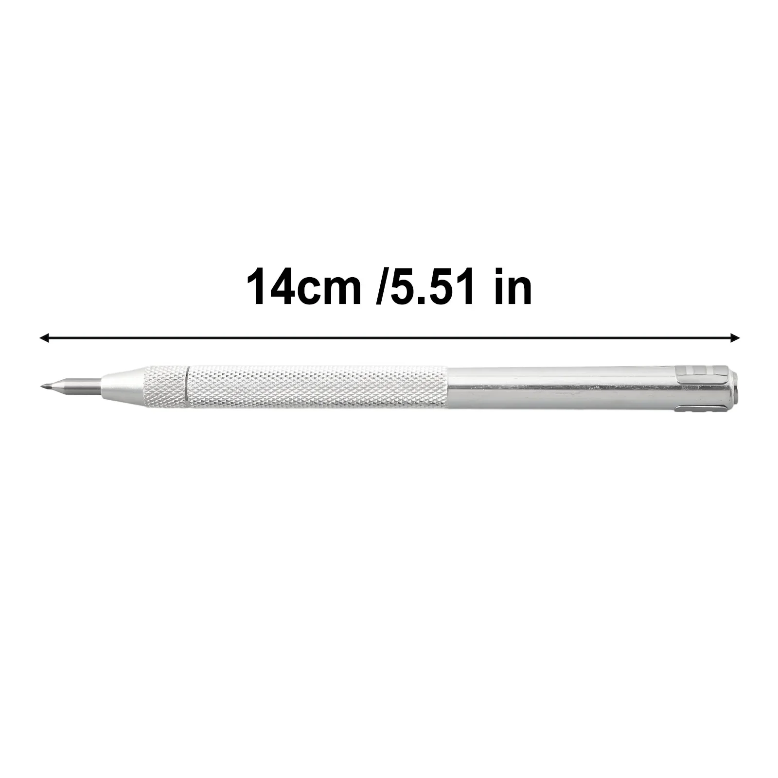 Pluma Scriber de repuesto de acero inoxidable, herramientas manuales, imán de estilo bolígrafo práctico, aluminio de 14cm para grabado de chapa de