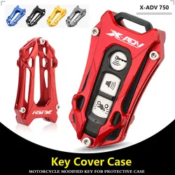 Funda de llave de aluminio CNC para motocicleta, cubierta de protección antirrobo para mando a distancia, apta para X-ADV 750 X ADV XADV 2017-2024