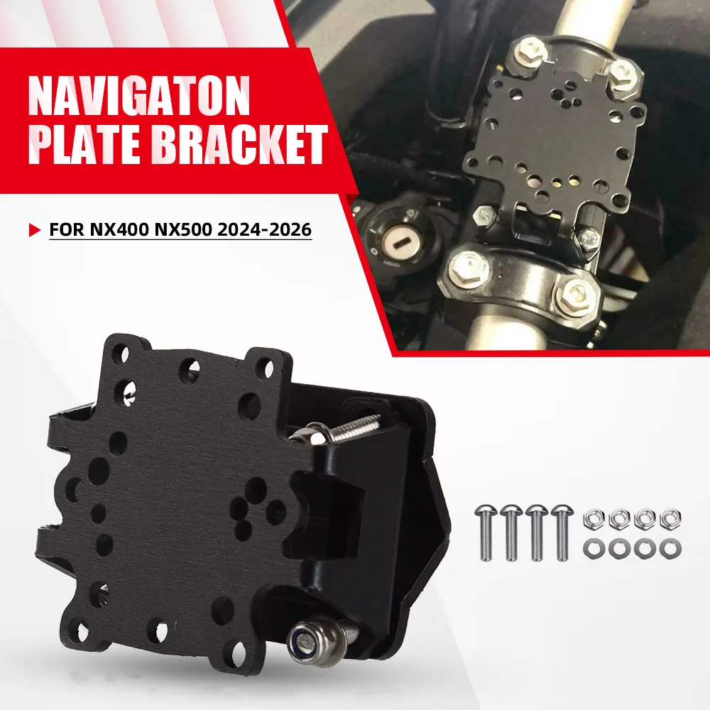 For Honda NX400 NX500 2024-2025-2026 Navigation Bracket Mobile Phone GPS Plate Bracket Phone Holder For Aprilia Tuareg 660