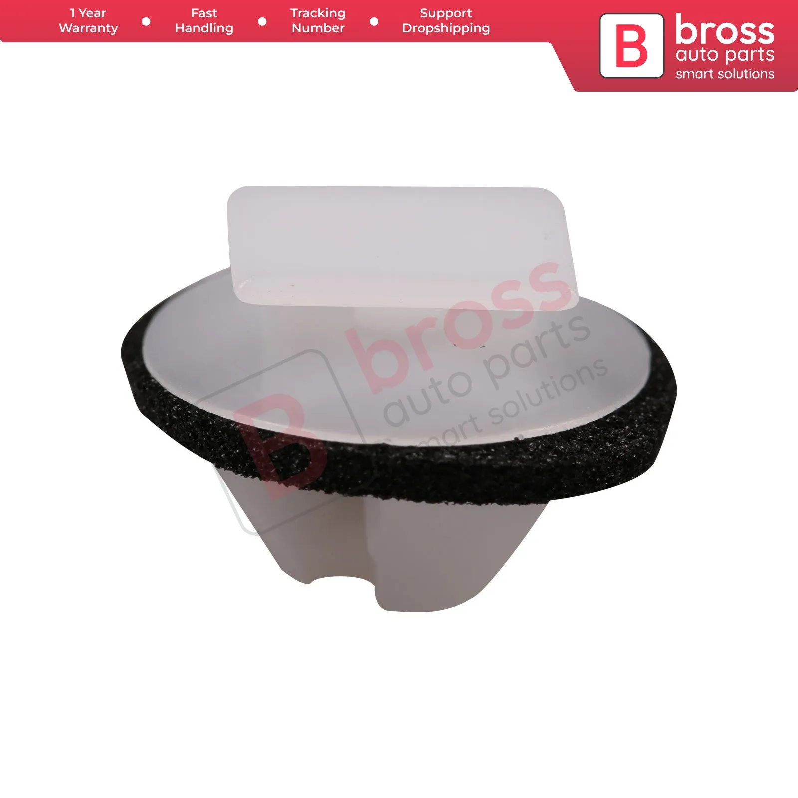 Bross Auto Parts BCF1664 10 Pieces Door Panel Clip for Renault: 7701049008