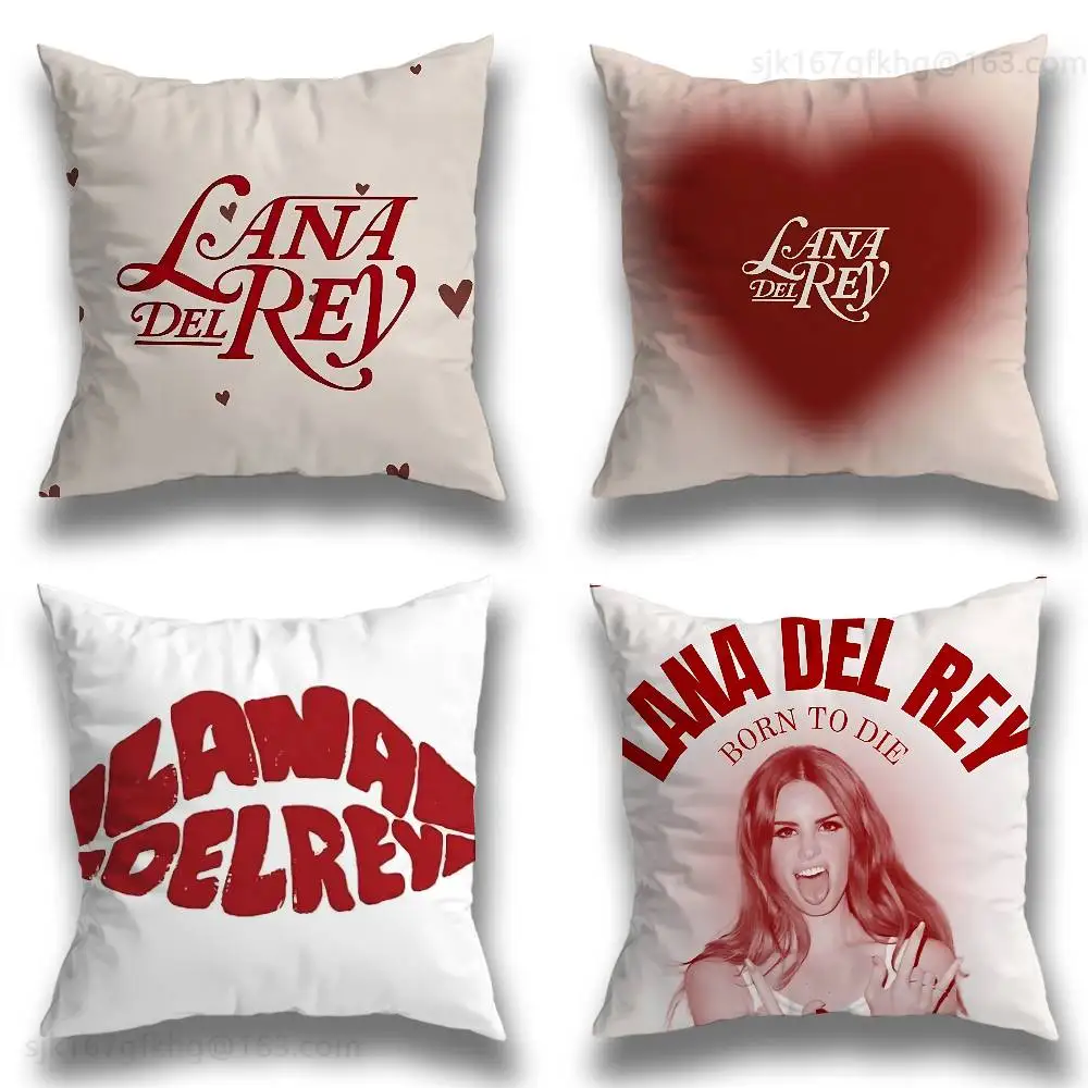 

Singer L-Lana Del Ray pillowcase casual style decoration, suitable for home decoration (excluding pillow core)