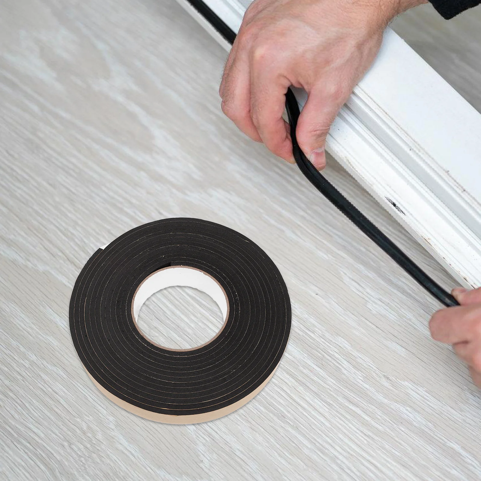 

Weather Stripping Door Seal Strip Insulation Tape Versatile Practical Safe Secure Grip Various Applications Quiet Comfortable