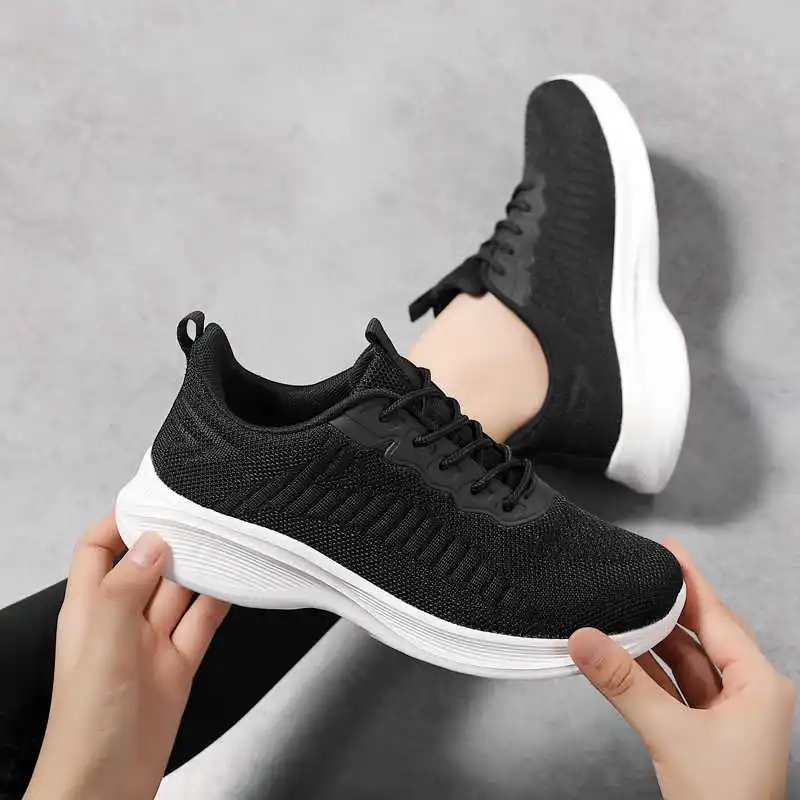 

Tied Round Tip Woman Road Runner Loafers Elderly Sneakers Shoes Sport Dropship 2025new 2025g Industrial Sewing Classical
