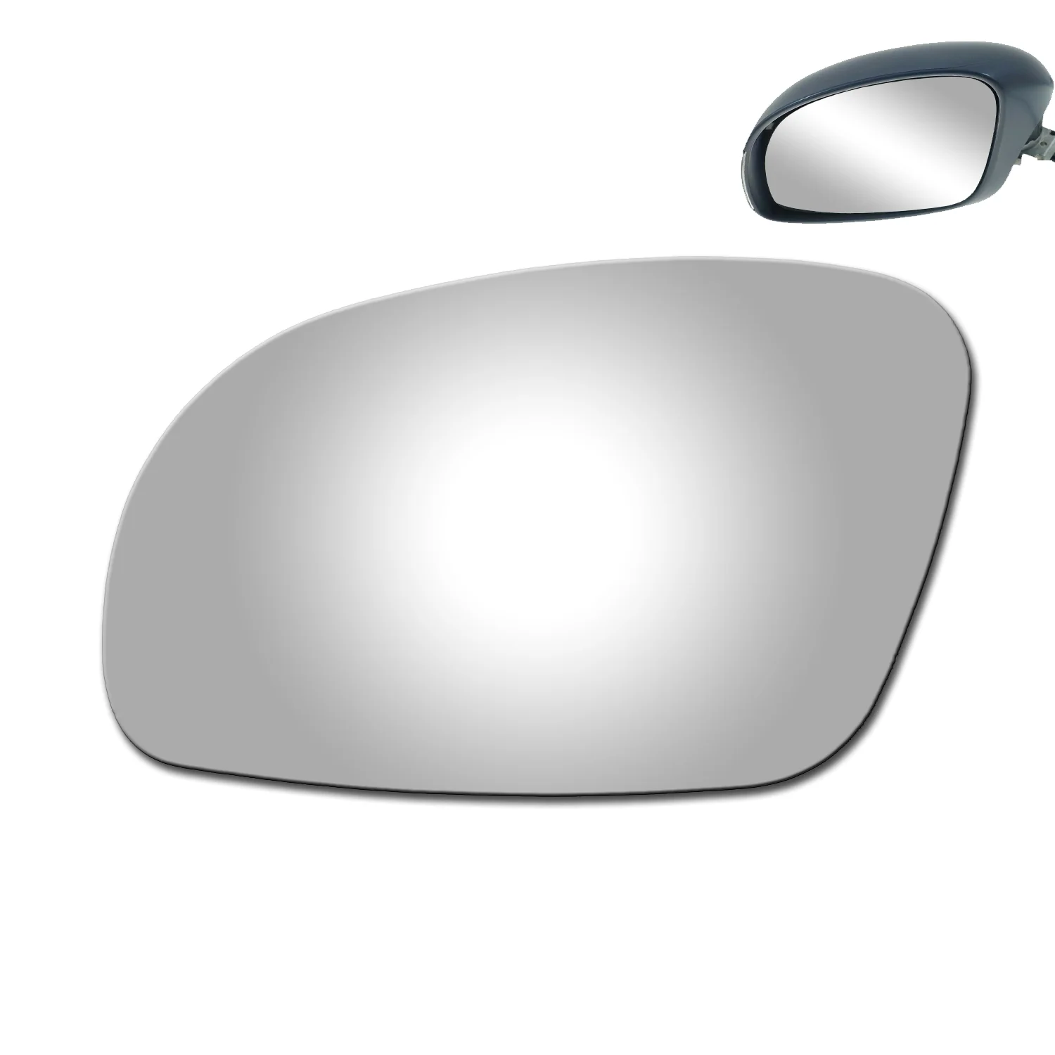 استبدال زجاج مرآة الجانب الأيسر للسائق لـ 2001-2010 Volkswagen Beetle LH Flat