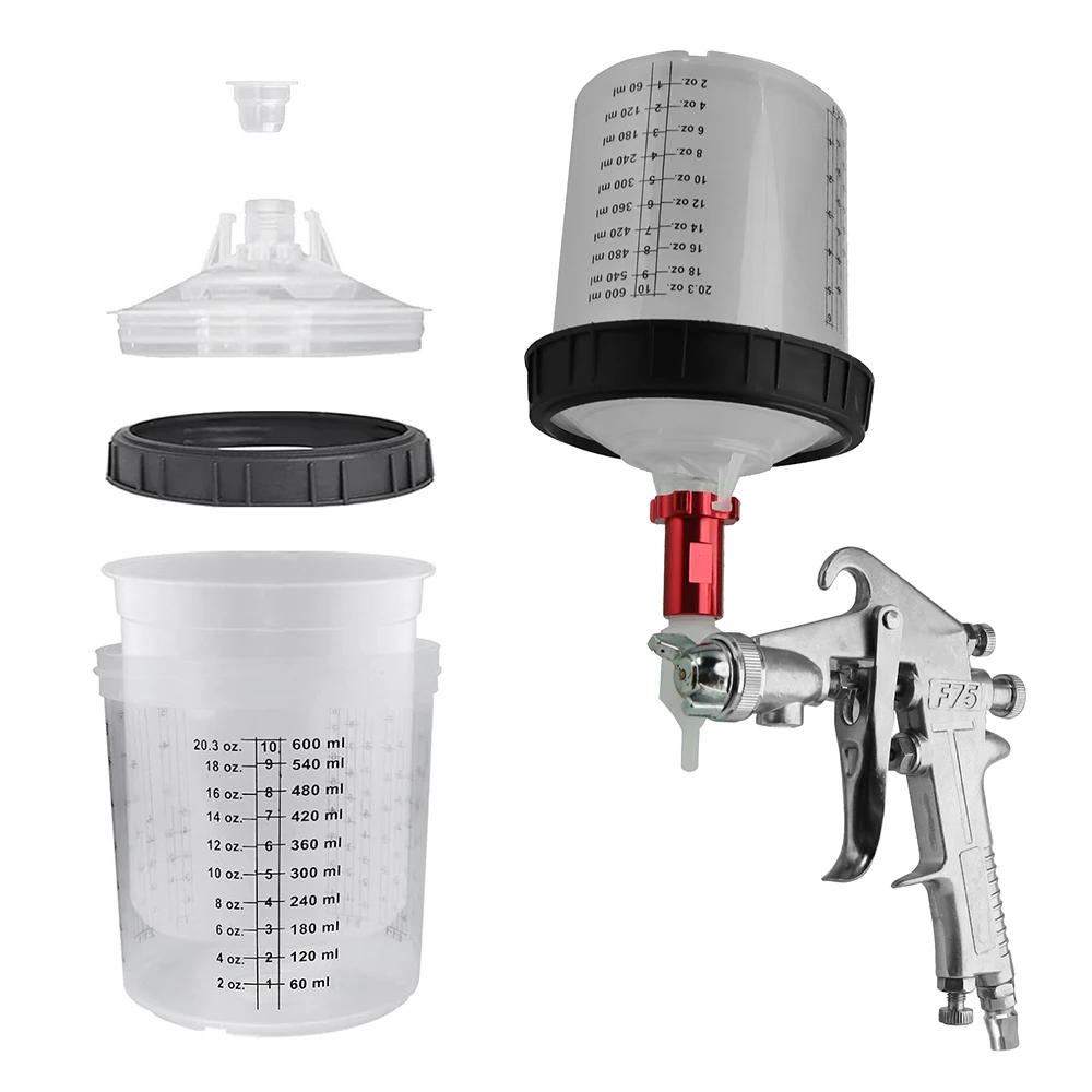 High Quality Spray Gun F75 Painting Gun 1.5mm Nozzle Air Spray Gun Airbrush for Automotive Surface Furniture Metal Spray Paint