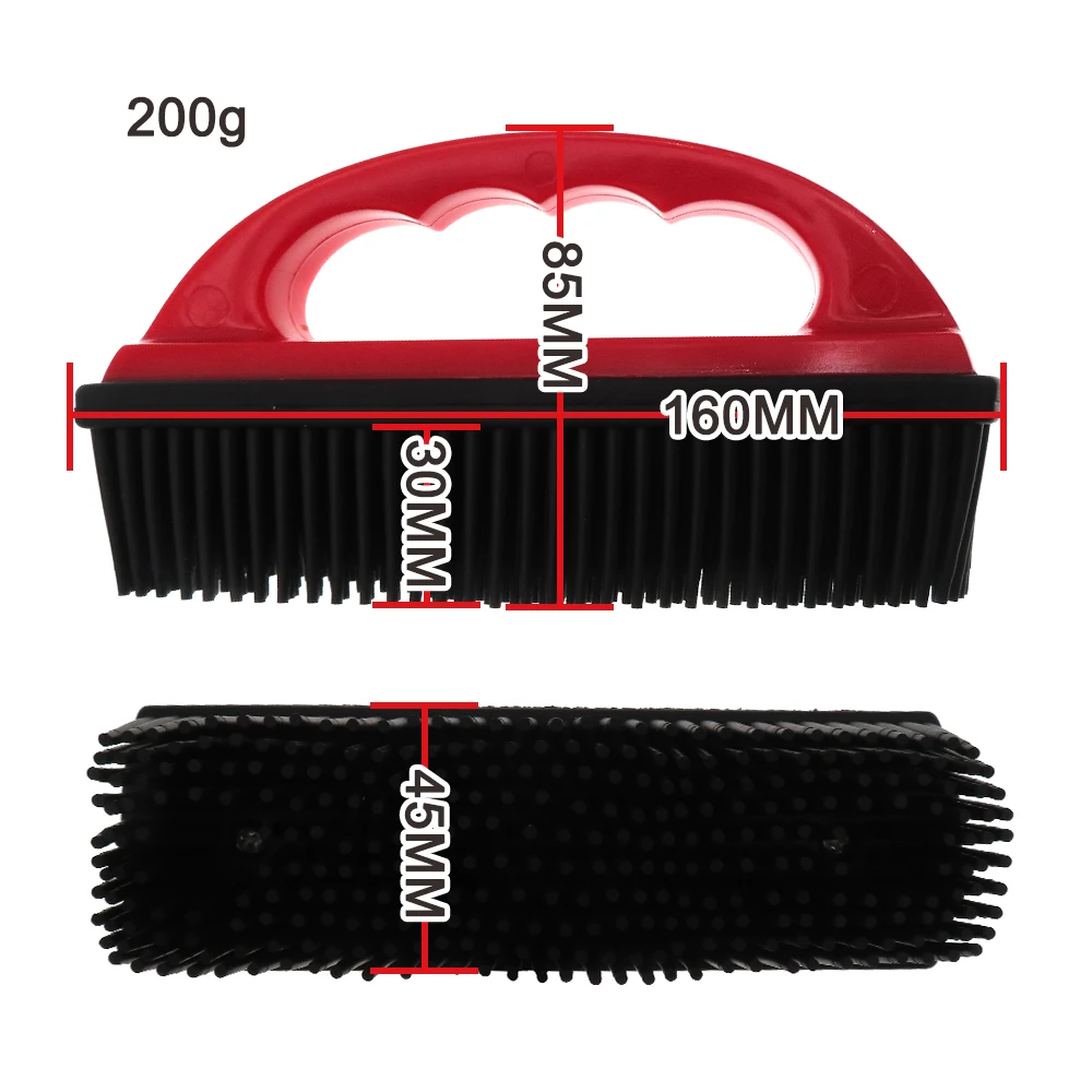 Rubber Pet Hair Removal Brush Lint Cat Dog Remove Tool Lint and Debris Remover for Cleaning Grooming Lint and Fur Removal Home