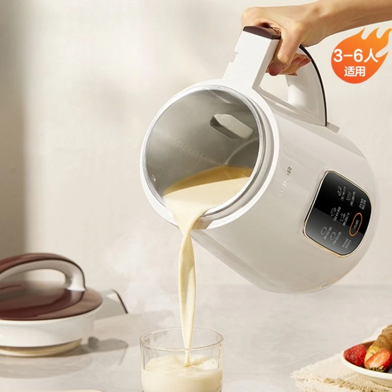 Fully Automatic Soy Milk Maker Household 3-5 People Small Wall Breaking Smart Timer No-Boil Filter-Free