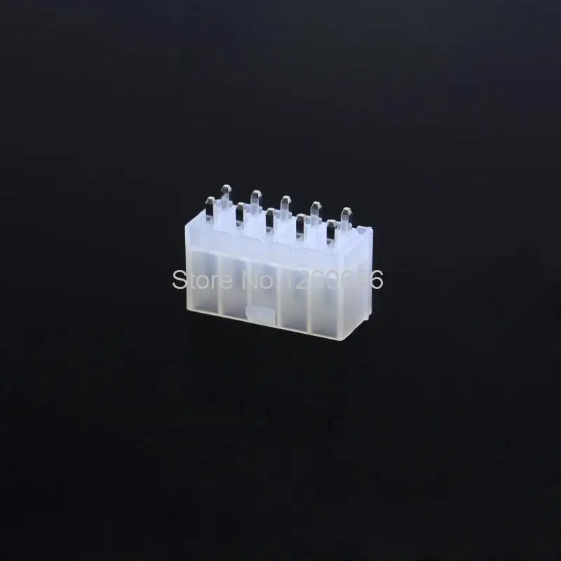 

10p Circuit board connector 4.2mm 5557 Molex needle straight needle solid double