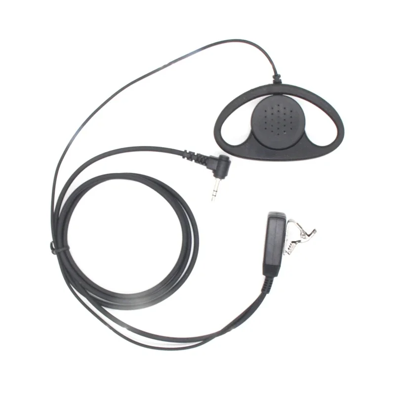 1-pin walkie talkie earphones PTT earphones D-type earloop earphones suitable for Motorola T270 T800 T100TP T100 two-way radio