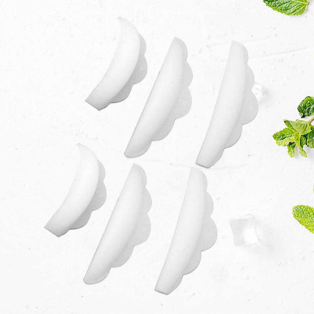 6Pcs Wimpern Dauerwelle Silikon Pads Curler Schilde Größe S M L Lash Lift Verlängerung Kit Wiederverwendbare Make-Up-Tool Wimpern dauerwelle Kit