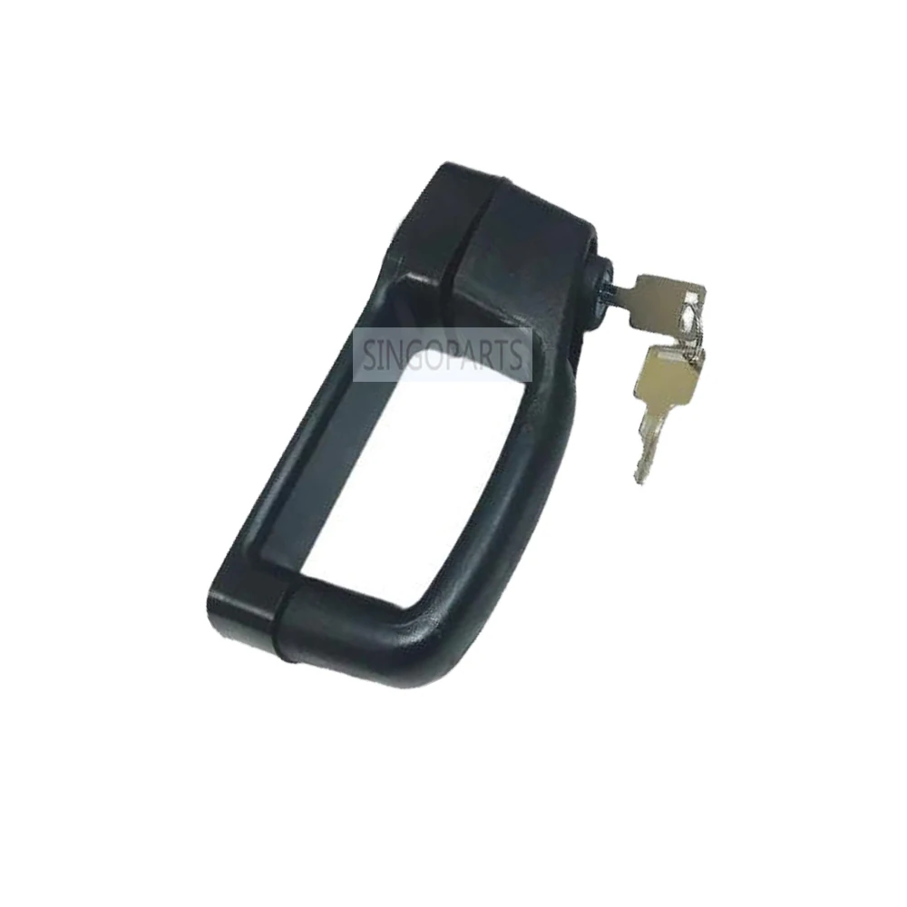 

7109662 7109663 Front Door Latch Handle with Keys Fits Bobcat Loaders 753 763 864 963 A300 S175 S300 S750 T180 T320 T550 More