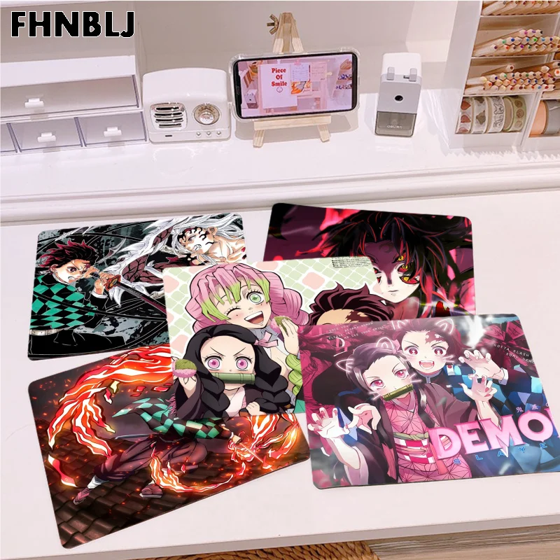 

Demon Slayer Anime Mousepad Custom Skin Thickened Mouse Pad Gaming Keyboard Table Mat Office Room Decor For Teen Girls Bedroom