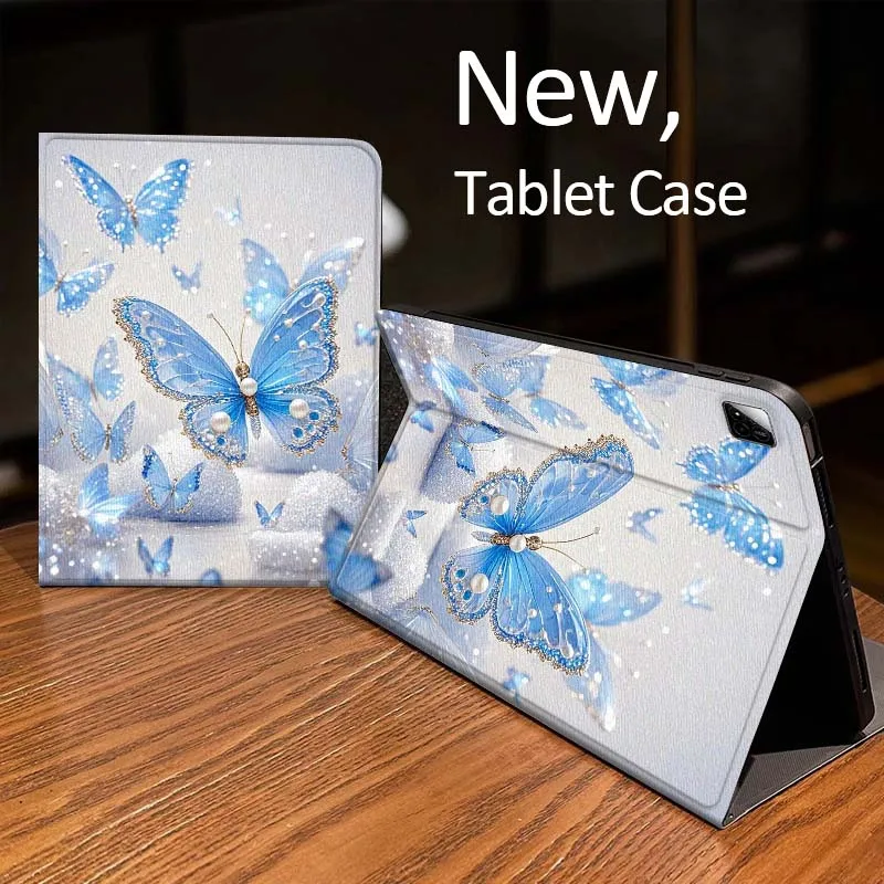 

Чехол для планшета Xiaomi Mi Redmi Pad 2 4 5 7S 6S 6 7 8 Plus SE Pro K 2025 с дизайном «Черная бабочка» (8.7, 11 дюймов)